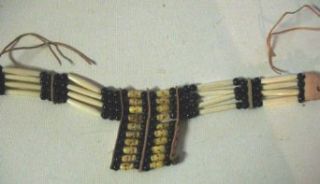 Mini Breast Plate Bone Choker Native American Style Made