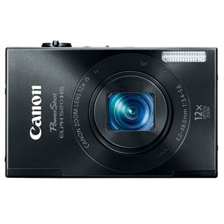 Canon PowerShot ELPH 520HS 10.1MP Black Digital Camera