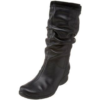 privo Womens Peggy Boot,Black Leather,9.5 M US Shoes