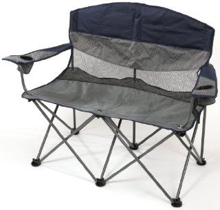 Stansport Apex Double Arm Chair (Navy/Gray) Sports
