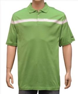 Nike Tiger Woods Golf Ribbon Big Swoosh Polo Shirt Green