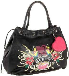 Ed Hardy Harriet Tote,Black,one size Shoes