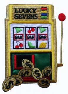ID #0058 Slot Machine Casino Embroidered Iron On Applique