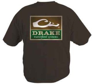 Drake T Shirt Logo Chocolate Short Sleeve Sports
