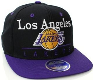Los Angeles Lakers Flat Bill Vintage Style Snapback Hat