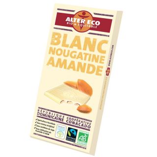 Chocolat Blanc Nougatine bio 100g   Achat / Vente CHOCOLAT EN TABLETTE
