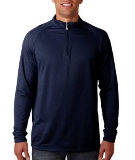UltraClub Adult Performance 1/4 Zip Pullover 8433   Navy