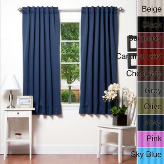 Best Home Fashion 72 inch Insulated Thermal Blackout Curtain Panel