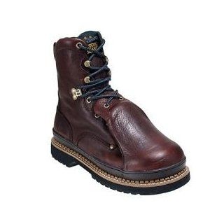 in. Metatarsal Steel Toe Work Boot Brown Soggy Size 7 Med Shoes