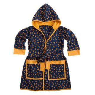 Child Moons And Stars Cotton Jersey Batik Robe For Boys