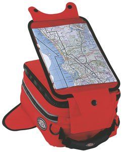 CORTECH MINI MAGNETIC MOTORCYCLE TANK BAG (RED): Sports
