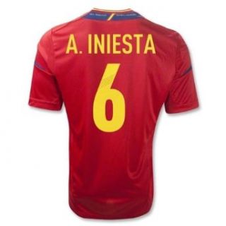 Adidas INIESTA #6 Spain Home Jersey 2012/2013 YOUTH