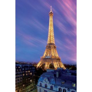 Poster Tour Eiffel le soir (Maxi 61 x 91.5cm)   Achat / Vente TABLEAU