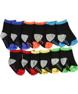 US Polo Assn. Boys 0 24 Months 6 Pack Socks Clothing