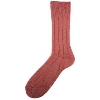 Pink Wool Bed Socks by KJ Beckett Clothing
