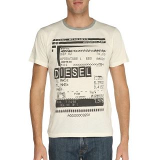 DIESEL T Shirt Barco Homme Beige Beige   Achat / Vente T SHIRT DIESEL