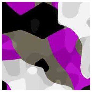 ArtScape 8 OS Purple Camouflage Pool Table Cloth Sports