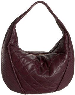  Christopher Kon 536 Adele Quilted Hobo,Grape,one size Shoes