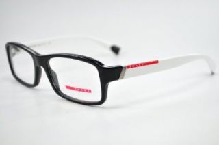 Prada Sport PS 05CV Eyeglasses (1AB1O1) Gloss Black, 56mm