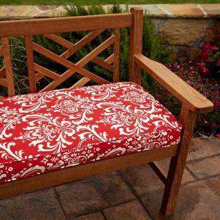 Penelope Red 48 inch Outdoor Bench Cushion
