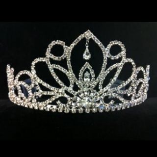 Girls Silver Fairytale Pageant Quinceanera Communion Tiara