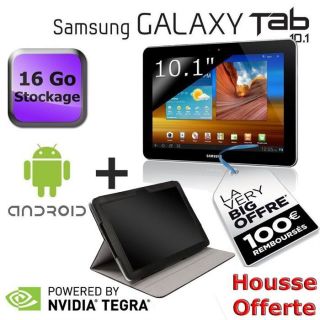Samsung Galaxy Tab 10.1 Wifi 16 Go Noir + Housse   Achat / Vente