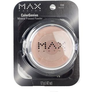 Max Factor ColorGenius # 110 Medium Mineral Pressed Powder (Pack of 4