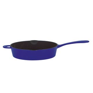 Mario Batali by Dansk Classic Blue 12 inch Cast Iron Open Saute Pan