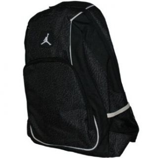 Jordan Boys Black & White Legacy Backpack (Black): Sports