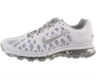 2011 Mens Running Shoes White/metalic Silver 429889 101 (10) Shoes