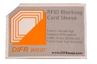 DIFRwear LB101 RFID Blocking Card Sleeves   3 Sports