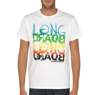 LONGBOARD T Shirt Homme Blanc   Achat / Vente T SHIRT LONGBOARD T