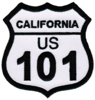 California Highway 101 Embroidered Patch Interstate Iron