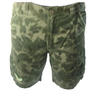 NEW Mens Billabong Camo Shorts   Army Green   36 Clothing