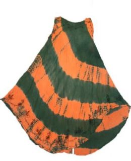 #103 Agan Traders Rayon Tie Dye Beach Umbrella Dress