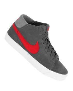 NIKE BLAZER MID LR CASUAL SHOES 11 (ANTHRACITE/GYM RED/WHITE): Shoes