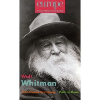 Revue Europe T.990; Walt Whitman   Achat / Vente livre Collectif pas