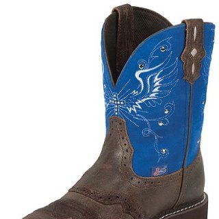 Justin Womens SPICE BROWN COWHIDE Boots  JL9975