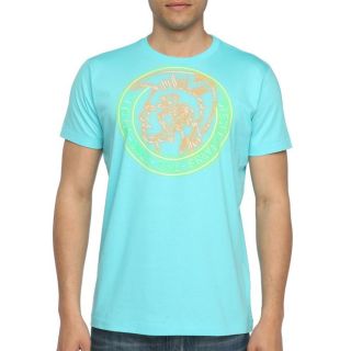 DIESEL T Shirt Tyumo Homme Turquoise   Achat / Vente T SHIRT DIESEL T