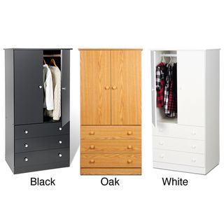 Juvenile Wardrobe with Three Drawers (3 Finishes)