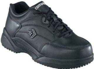 C105 Womens Classic Athletic Oxford Steel Toe Black 11.5 M Shoes