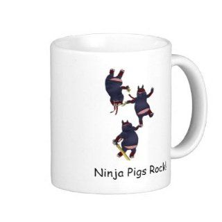 Wizard101 Ninja Pigs Rock Mug: Sports & Outdoors
