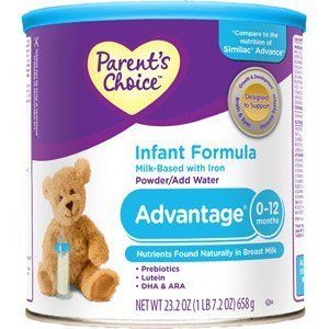 Parents Choice Advantage Infant Formula With Iron (6 pack) 