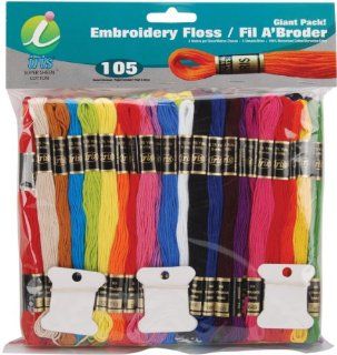Iris 105 Pack Embroidery Giant Floss Pack, 8m Arts