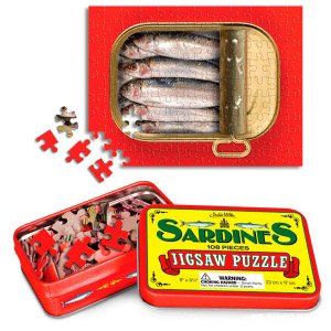 Sardine Tin 108 Piece Puzzle Toys & Games