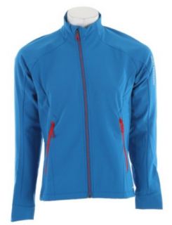 Salomon Momentum 3 Softshell Cross Country Ski Jacket Blue