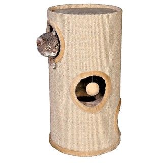 Trixie Pet Products 3 story Beige Cat Tower