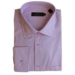 Bugatchi Uomo Mens Long sleeve Multi stripe Button front Shirt