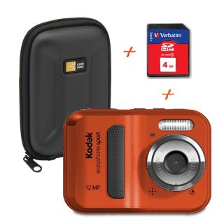 Pack KODAK SPORT C123 Orange + Etui + Carte SD 4Go   Achat / Vente