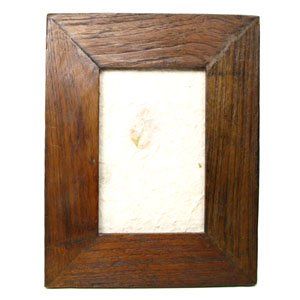 Malay Picture Frame, Reclaimed Teak Wood, Picture 4 X 6